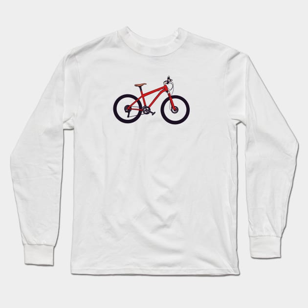 Mountain Bike Long Sleeve T-Shirt by TambuStore